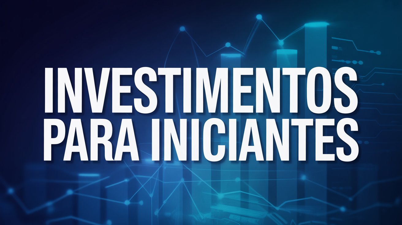 Capa do e-book Investimentos para Iniciantes